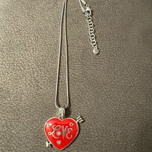 Brighton Red Love Heart Necklace